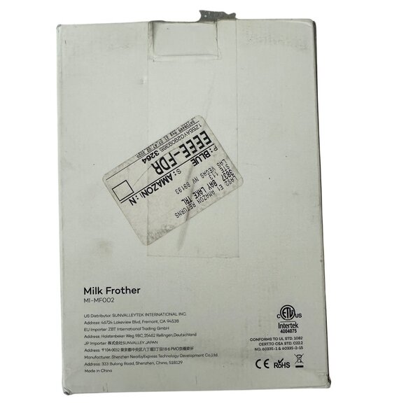 Miroco MI-MF002 Electric Milk Frother With Box Black Compact Design Foam & Heat - Picture 2 of 7